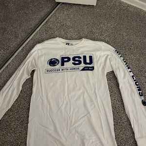 White Penn State longe sleeve T-shirt. Women’s size small